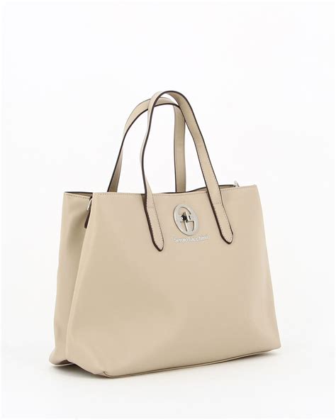 borsa a due manici beige versace plasticosa|Borse con manici da donna Versace .